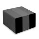 Schwarze glänzige CR-80 PVC Plastikkarten