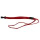 16-800R Lanyard rouge plat 10mm avec breakaway et clip antiretournement 