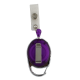 16-460L Jojo transparent-lila aus Kunststoff Karabinerhaken Textillasche und Gürtelclip