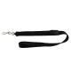 16-803S Schwarzes Lanyard 16 mm flach mit Sicherheitsverschluss mit Karabinerhaken