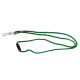 16-810G Lanyard vert rond avec break-away et crochet métallique