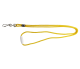 16-810Y Lanyard jaune rond avec break-away et crochet métallique